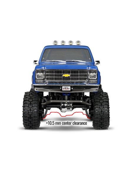 Essieux complets Av et Ar réduction 2,56:1 TRX-4M Traxxas 9843R