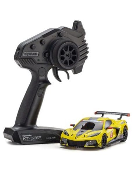 Mini-Z Chevrolet Corvette C8-R Jaune RWD Readyset 32342Y