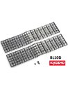 Chenilles dameuse Blizzard d'origine (x1) Kyosho BL10D