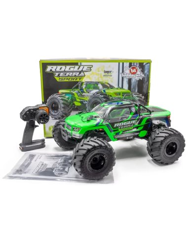 Hobbytech Rogue terra Sport Brushless vert super combo 1/10 ème XL
