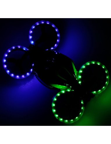 Mini Drone FightStar vert lumineux et combat
