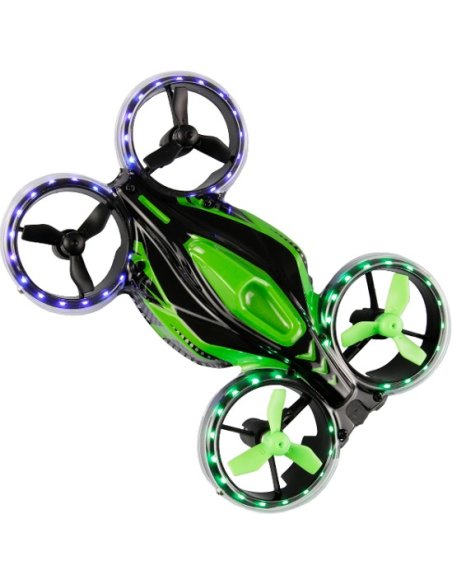 Mini Drone FightStar vert lumineux et combat