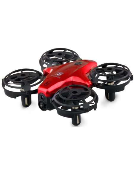 Mini drone Sparrow rouge ou bleu avec capteurs