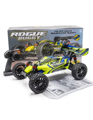 Hobbytech Rogue Buggy 4WD 1/8 ème brushless Jaune super combo