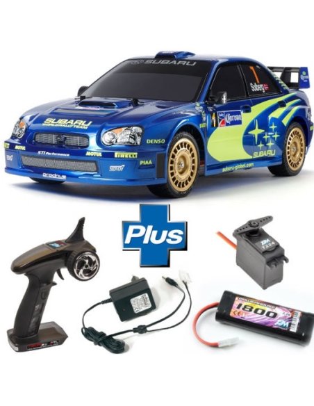 Subaru Tamiya Super combo complet avec radio et électronique