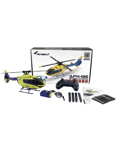 Helicoptère EC135 brushless pro Alpin Air Ambulance Complet