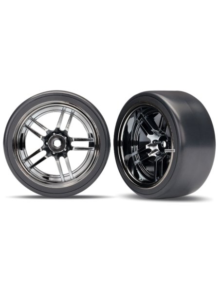 Traxxas 8378 roues drift (x4) Av /Ar 1.9'