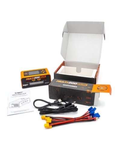 Chargeur Duo 200w AC/DC 1 à 6S lipo Konect