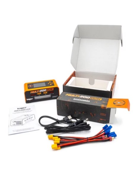 Chargeur Duo 200w AC/DC 1 à 6S lipo Konect