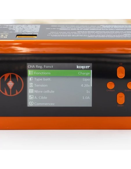 Chargeur Duo 200w AC/DC 1 à 6S lipo Konect