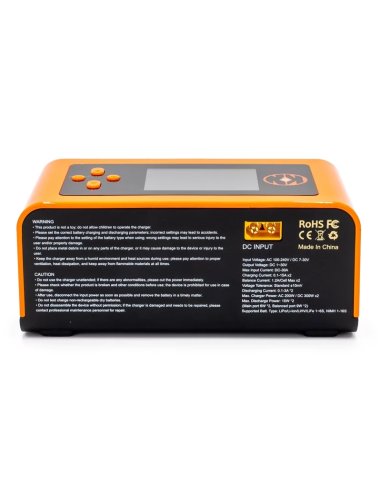 Chargeur Duo 200w AC/DC 1 à 6S lipo Konect