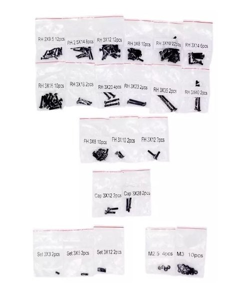 Hobbytech ROG-052 set de visserie complète Rogue Terra