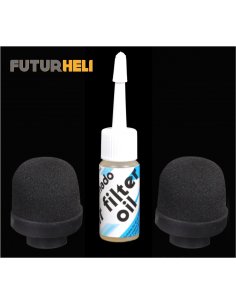 Filtre à air mousse (x2) + huile Tornado J19010