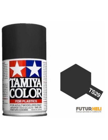 AchatBombe peinture TS29 noir satiné Tamiya 85029 chez Futurheli.com