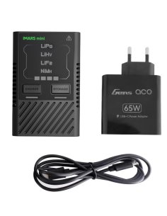 Chargeur Gens Ace I-Mars Mini 60W 2/4S lipo /Nimh /LiHv/LiFe + Alimentation