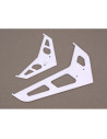 BLH1672 Sat et dérive set blanc Blade 450 E-flite