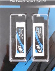 Batterie lipo 200 Mah 1S 45C prise JSTPH 1.25 (X2) Gens ACE 2