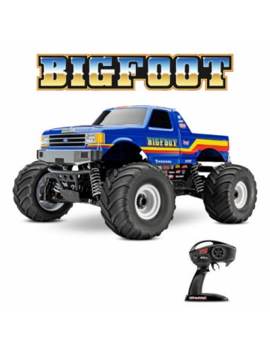 Traxxas BigFoot 4WD Bleu Brushless 67134-4