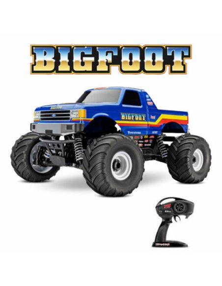 Traxxas BigFoot 4WD Bleu Brushless 67134-4