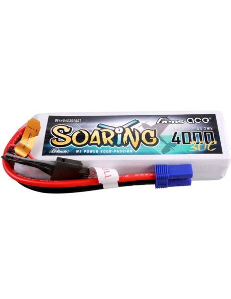 Batterie lipo 4000 Mah 4S 30c prise EC5 Gens Ace