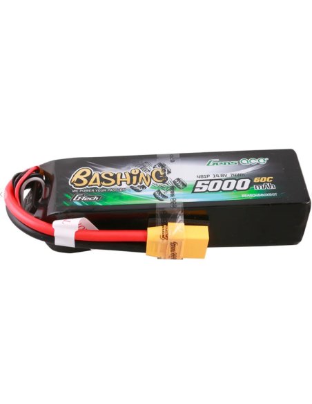 Batterie lipo 5000 Mah 4S 60C prise XT90 Bashing Gens-Ace