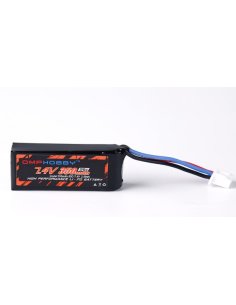 Batterie lipo 350 Mah 2S 50C helico M1 OmpHobby