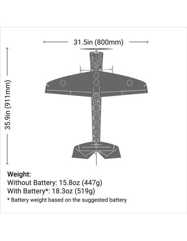 E-flite 4-Site 3D Flat Foamy 800 mm PNP ou BNF +AS3X/SAFE