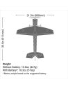 E-flite 4-Site 3D Flat Foamy 800 mm PNP ou BNF +AS3X/SAFE - vue 4