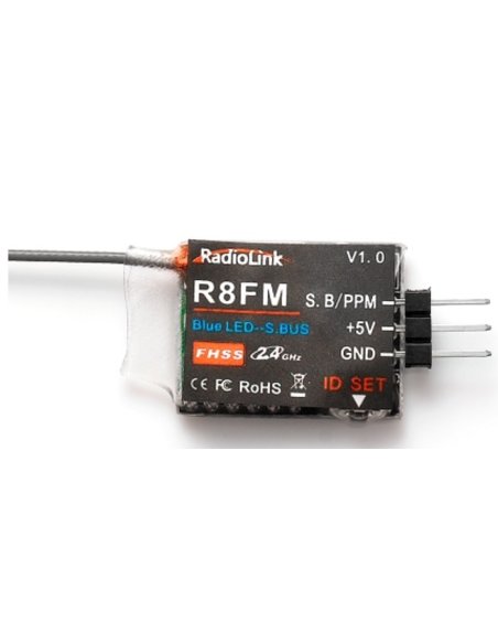 Mini Récepteur R8FM Sbus FHSS 8 Voies Radiolink