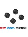 OSHM1062 Caoutchoucs de cabine (x4) OmpHobby M1