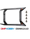 OSHM1211O patins d'atterrissage Orange M1 OmpHobby