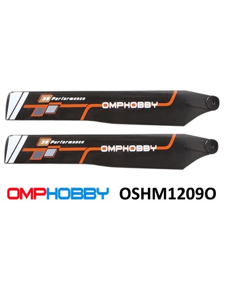 OSHM1209O pales 125 mm Hard Orange M1 OmpHobby
