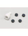 Mini-Z écrou de roue alu (x4) MZW13BK