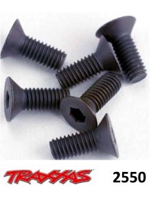 Vis BTR tête fraisée 3x8 (x6) Traxxas 2550