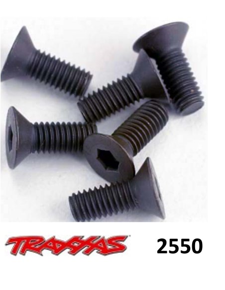 Vis BTR tête fraisée 3x8 (x6) Traxxas 2550
