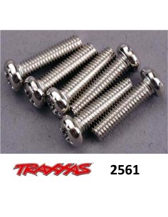 Vis à métaux 3X12 (X6) Traxxas 2561