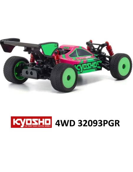 Mini-Z 4WD Inferno MP9 Vert rose Kyosho 32093PGR