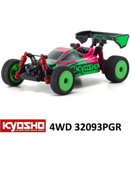 Mini-Z 4WD Inferno MP9 Vert rose Kyosho 32093PGR