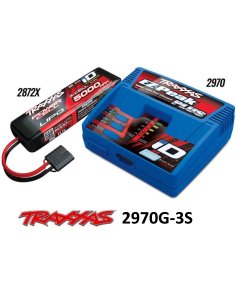Pack chargeur Batterie 5000 MAh 3S + Chargeur 2970G Traxxas 2970G-3S
