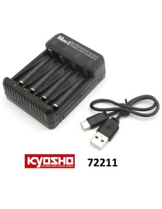 MiniZ Chargeur USB Speed House AA/AAA Kyosho 72211