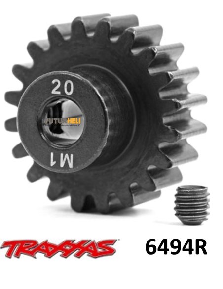 Traxxas 6494R Pignon 20 dents renforcé module 1 axe 5mm