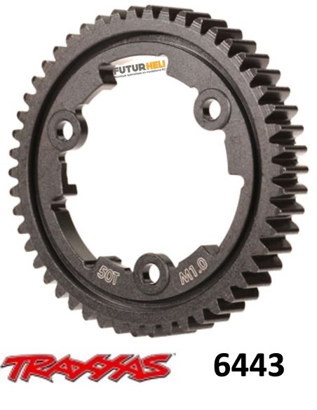 Traxxas 6443 Couronne 50 dents acier trempé module 1.0