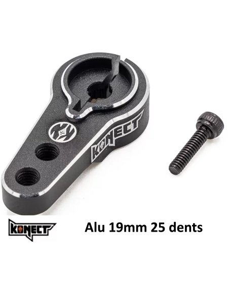 Palonnier Alu 19mm 25 dents Konect KN-190002