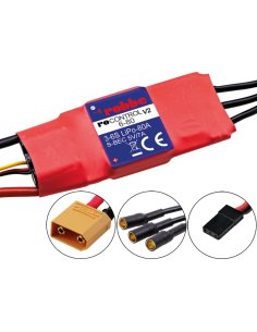 Controleur 80A 3à6S Bec 5v7A Ro-Control V2 Robbe 8736