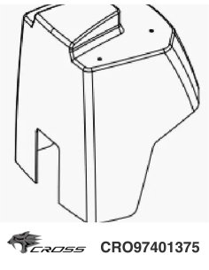 Cross RC Tracteur TL4 verrière cabine transparente CRO97401375