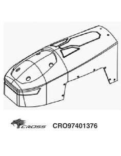 Cross RC Tracteur TL4 Capot moteur transparent CRO97401376