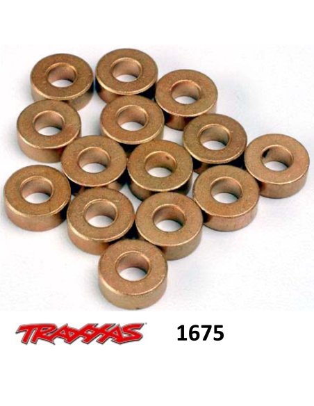 Traxxas 1675 Bagues bronze 5x11x4 ( 14 pièces )