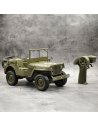 Jeep willys 1/10 ème maquette complète + radio + éclairage - vue 6