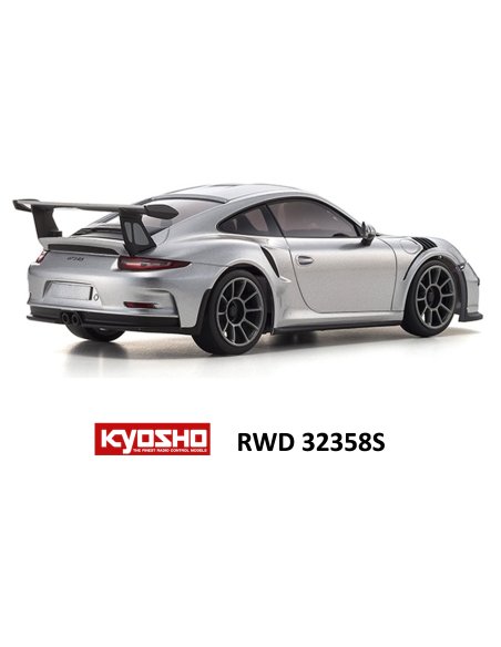 Mini-Z Porsche 911 GT3 RS Argent (silver) MR04 RWD 32358S