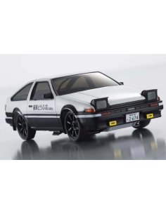 Mini-Z First Toyota Sprinter Truneo AE86 blanc/noir Kyosho 66601A 2